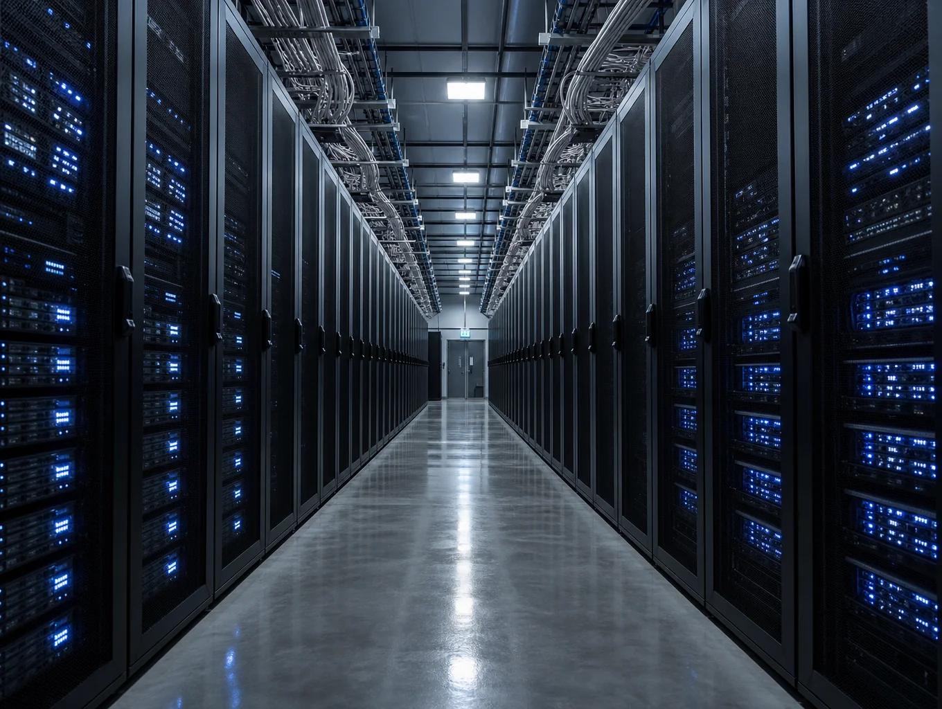 High-tech data center facility
